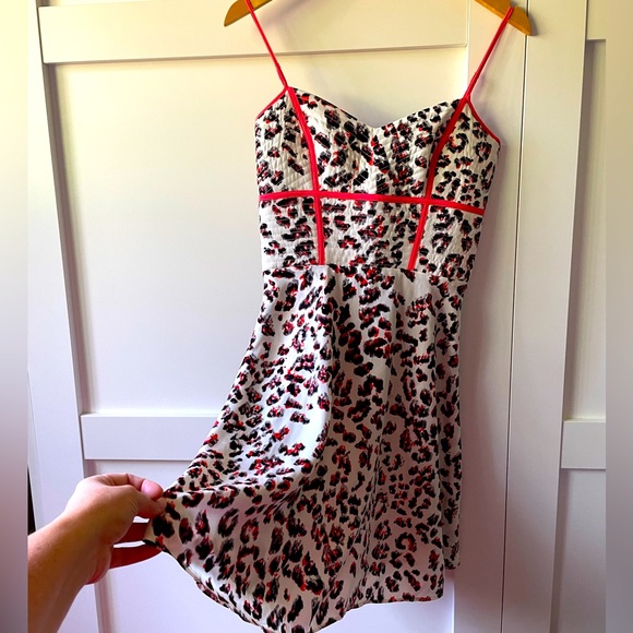 Brand new never worn Silk Leopard dress by Parker - Picture 1 of 10